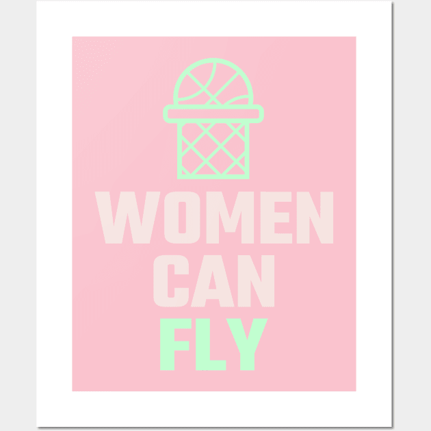 women can fly Wall Art by BVHstudio